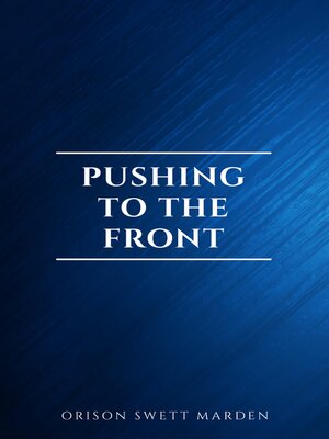 cover image of Pushing to the Front